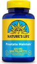 Nature's Life Prostate Maintain - Prostate Support Supplement for Men's Health - Saw Palmetto, Pygeum Herbal Complex and Zinc Supplements - 50 Servings, 100 Vegetarian Capsules