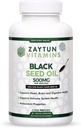 Halal Black Seed Oil, Supports Heart, Brain and Immune Health, Natural Anti-Oxidant, Non-GMO, Cold-Pressed, 90 Veggie Capsules, Made in USA - Halal Vitamins