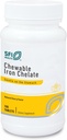 Klaire Labs SFI Health Chewable Iron Chelate - 30 Milligrams Elemental Iron, Easy on The Stomach & Hypoallergenic, Natural Cherry Flavor (100 Tablets)