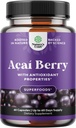 Natural Acai Berry Weight Loss Supplement Detox Products Antioxidant Superfood Cleanse and Burn Fat Improve Health Boost Energy and Digestion