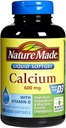 Nature Made Calcium 600 mg - 100 Softgels, Pack of 4