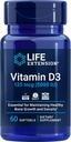 Life Extension DHEA 25mg Hormone Balance & Vitamin D3 5000IU Bone Health - 100 Capsules & 60 Softgels