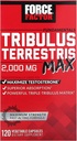 FORCE FACTOR Tribulus Terrestris Max for Men, Testosterone Booster and Male Vitality Supplement, for Superior Absorption, 2000mg, 120 Capsules