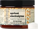 Santa Cruz Paleo Electrolyte Powder, Apricot Flavor, Sugar Free Hydration Drink Mix with Himalayan Pink Salt, Sea Salt, Magnesium Glycinate, Potassium Chloride, Sweetened with Stevia, 30 Servings