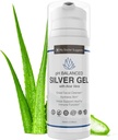 Colloidal Silver Gel, Burn and Wound Care with Aloe Vera - 30ppm pH Balanced Formula Helps Soothe Burns, Sores & Eczema - Structured Silver - Made in USA (3.38 oz)