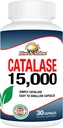 Rise-N-Shine Catalase Supplement 15,000 - Powerful Antioxidant Enzyme for Hair Health - Hair Supplements for Strong Hair Support - 30 Day Supply