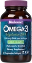 Bluebonnet Natural Omega-3 Vegetarian DHA Vegetarian Softgels, 200 mg, 60 Count ('743715009097)