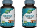 Nature's Way Cinnamon Premium Extract, Supports Carbohydrate Metabolism*, Non-GMO Project Verified, Standardized to 8% Flavonoids, 120 Vegan Capsules (Packaging May Vary) - 2 Pack