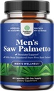 Saw Palmetto for Men with Beta Sitosterol - Saw Palmetto Extract Prostate Support Supplement for Men's Health & Better Bladder Control Plus Restoring Hair Supplement for Hair Health for Men - 60ct