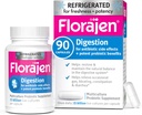 Florajen Digestion Probiotic - Advanced Gut Health Supplement for Constipation & Bloating Relief - 15 Billion Live Cultures - Multi-Strain Formula - Refrigerated for Potency & Freshness - 90 Capsules
