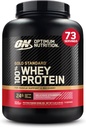 Optimum Nutrition Gold Standard 100% Whey Protein Powder, Delicious Strawberry, 5 Pound (Packaging May Vary)
