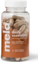Mela Daily Essentials Multivitamin for Melanated Women - High-Dose Vitamin D3 and B12, Probiotics, Lion's Mane, Ceylon Cinnamon - Vegan, Gluten Free, Non-GMO, 30 Day Supply (60 Capsules)