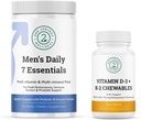 Men's Daily 7 Essentials & Vitamin D3+K2 Bundle