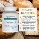 TRANSFORMATION THE GENESIS OF GOOD HEALTH Enzymes Carbo-G High Potency Enzyme Blend Formula Supplement with Probiotics & Herbs, for Carbohydrate Breakdown, Nutrient Absorption, 180 Capsules