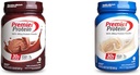 Bundle of Premier Protein 100% Whey Powder Tubs, Chocolate Milkshake + Vanilla Milkshake