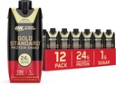 Optimum Nutrition Gold Standard Protein Shake, 24g Protein, Ready to Drink Protein Shake, Gluten Free, Vitamin C for Immune Support, Vanilla, 11 Fl Oz, 12 Count (Pack of 1) (Packaging May Vary)