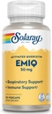 SOLARAY EMIQ Activated Quercetin, Sinus, Respiratory & Immune Health Support, Enhanced Absorption, 30 Servings, 30 VegCaps