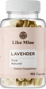 Like Mine Lavender Extract (100 Capsules), Pure & Natural, Herbal Supplement, No Fillers