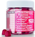 SHIZAM Vaginal Urinary Tract Yeast Candida pH Support Sugar Free Gummies w Oil of Oregano Uva Ursi Cranberry D-Mannose Hawthorne Berry, Vaginal Probiotics Suppositories Wash Cleanse Alt