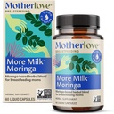 Motherlove More Milk Moringa (60 Liquid caps) Moringa-Based Lactation Supplement to Support Breast Milk Supply—Non-GMO, Organic Herbs, Vegan, Kosher