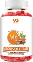 VITA GLOBE Magnesium Citrate Gummies 70mg – Relaxation, Muscle Recovery & Sleep Support – High Absorption, Vegan Non-GMO Bone, Energy, Stress Relief – 60 Count