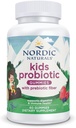 Nordic Naturals Kids Nordic Flora Probiotic Gummies, Merry Berry Punch - 60 Gummies - 1.5 Billion CFU & Prebiotic Fiber - Non-GMO, Vegan - 30 Servings