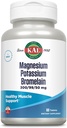 KAL Magnesium Potassium Bromelain, Magnesium Complex for Bone, Heart Health, Muscle Support w/Magnesium Citrate, Magnesium Malate, Potassium Citrate, Vegetarian, 60-Day Guarantee, 60 Serv, 60 Tablets