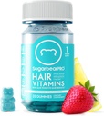 SugarBearPro Hair Vitamin Gummy 1 Month Supply Extra Strength Biotin 6000mcg, Growth for Men & Women, Vegan Vitamin B12, MSM, Inositol, Omega 3, Elderberry, Certified Kosher, Halal, Cruelty-Free