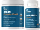 Dr. Tobias Colon Everyday Health and Fat Burner Nightly, Daily Digestive & Night Time Metabolic Support, Curb Cravings, Boost Energy & Gut Health, Non-GMO