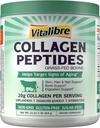 Bovine Collagen Peptides Powder for Women and Men, Grass-Fed Hydrolyzed Collagen Protein Type I & III, Skin, Hair, Nails, Bones, Digestion, Unflavored, Non-GMO, Keto & GF, 22 Servings, 16oz