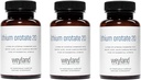 Lithium Orotate 20mg (3 Bottles), 180 Vegetarian Capsules