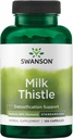 Swanson Milk Thistle (Standardized) - Herbal Liver Support Supplement w/ 80% Silymarin - Natural Formula Helping to Maintain Overall Health & Wellbeing - (120 Capsules)