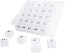 30 Day Pill Organizer, Portable Pill Squeeze to Open, Large Once a Day for Travel, Monthly for Vitamins, Medicine, Supplements (Clear)