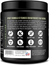 Organic Greens Superfood Powder, Cold Pressed Vegan and Keto Powder, Non-GMO, Low Calorie Daily Green Juice Powder