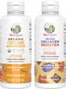 MaryRuth Organics Lion's Mane Liposomal (Coffee Cake) & Collagen Booster Liposomal (Maple Hot Cocoa) Clean Label Project Verified® Vitamins for Cognitive Support, Beauty & Joint Health, Vegan, Non-GMO