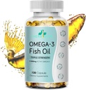 Triple Strength Wild Alaskan Omega-3 2500mg + EPA 1,300mg + DHA 1,200mg, Supplement for Heart and Joint Health, 120 Softgels 60 Day Supply