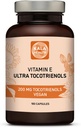 Ultra Tocotrienol 200mg Vitamin E Vegan – All 4 tocotrienols - Alpha Tocotrienol + Beta Tocotrienol + Gamma Tocotrienol + Delta Tocotrienol – No Tocopherols (180)
