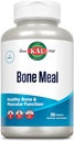 KAL Bone Meal Tablets, Calcium Supplement w/Magnesium, Vitamin D3 and K, Bone Health, Muscle and Nerve Function Support, Rapid Disintegration, Gluten Free, Non-GMO, 60-Day Guarantee, 125 Serv, 250ct
