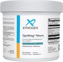 XYMOGEN OptiMag Neuro - Chelated Magnesium Powder - with Magnesium Glycinate & L-Threonate - Support Brain Health & Relaxation - Mixed Berry (30 Servings)
