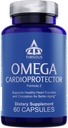 Thrivous Omega Cardioprotector – Advanced Heart & Circulation Support Supplement with AvailOm Omega-3, Garlic, Gotu Kola, Oligopin Pine Bark – 60 Vegan Capsules
