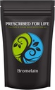 Prescribed For Life Bromelain Powder 2400 GDU, Natural Pineapple Enzyme Powder, Vegan Bromelain Supplement (56g)