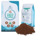 Premium Enema Organic Coffee for Enemas - Light Roast Medium Ground Specialty Grade High Palmitic Acid Caffeine Fair Trade 1Lb