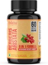Berberine HCL Extract 1300mg with Milk Thistle, Ceylon Cinnamon, Gymnema Sylvestre & Turmeric - 60 Capsules