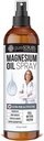 Fast Acting Pure Topical Magnesium Oil Spray for Feet, Skin, Body, Ultra Fast Absorption for Better Health, Pure Zechstein Brine - (4 fl oz - 1pk)