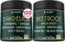 Bundle 6in1 Dandelion Supplement & 6in1 Beet Root Capsules - Support Digestive, Immune and Heart Health
